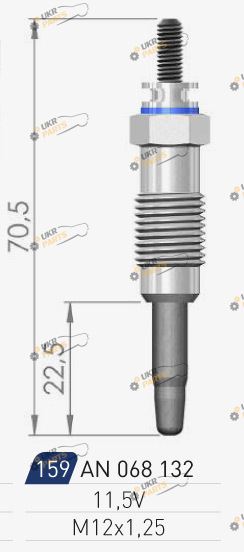 Свеча накаливания A-N PARTS 068 132